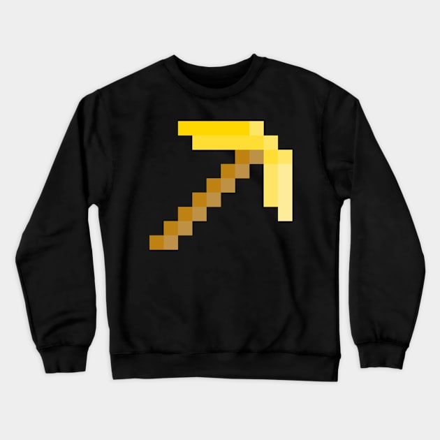 pickaxe gold Crewneck Sweatshirt by Mamon